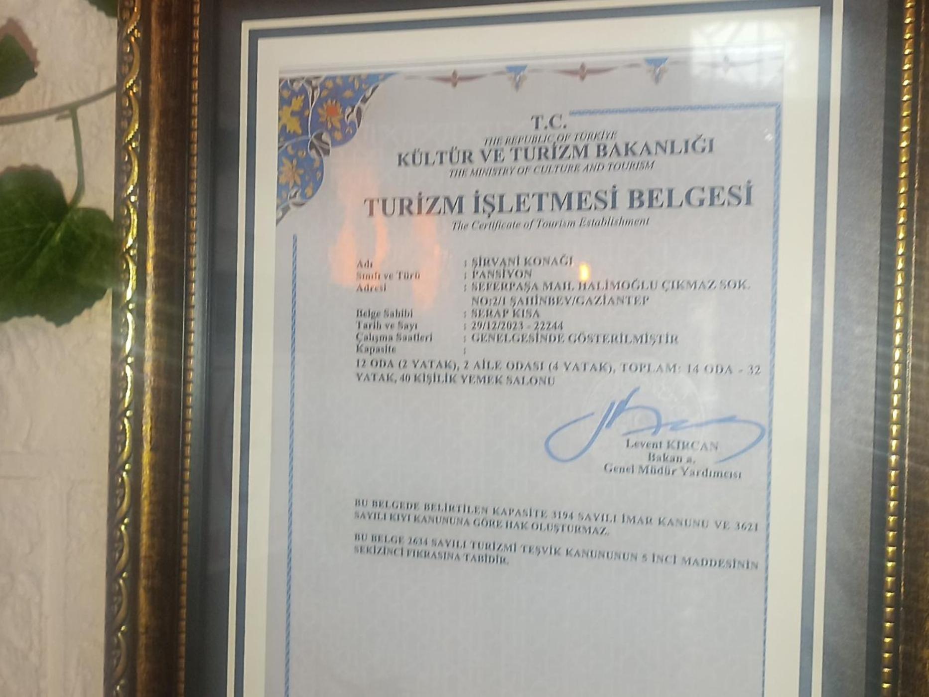 Sirvani Konagi Gaziantep Kültér fotó